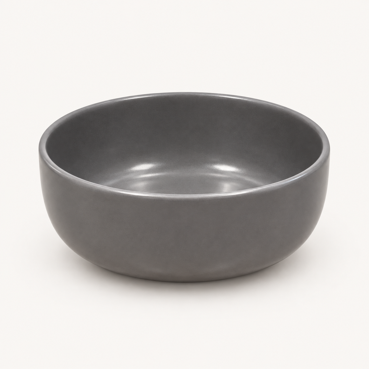 Grey Round Bowl — catalogue front view