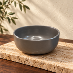Grey Round Bowl — campaign photograph