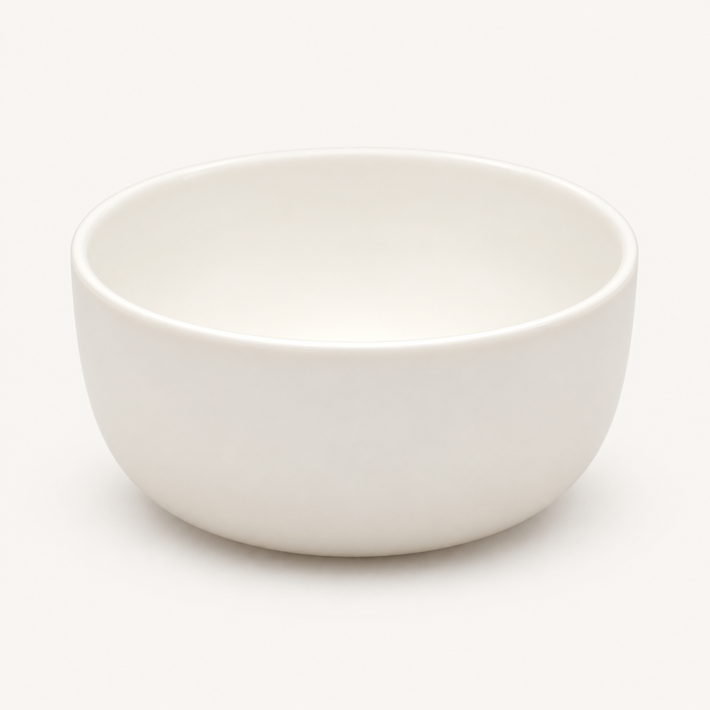 Ivory Round Bowl — catalogue front view