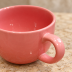 Pink Rounded Cup — detail view