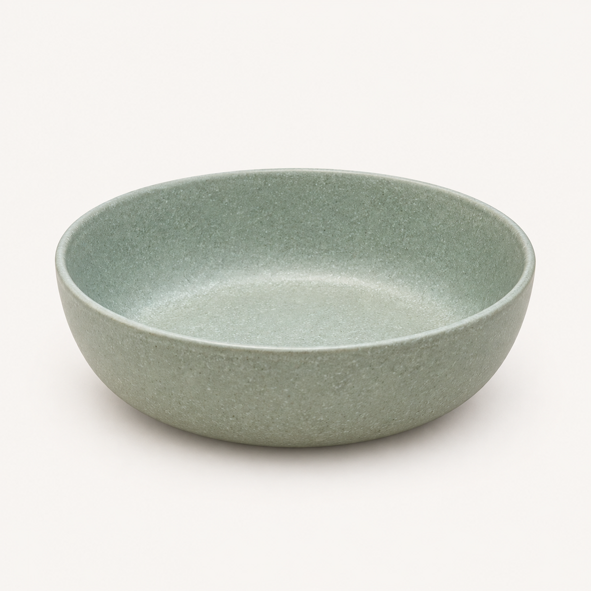 Sage Speckled Bowl — catalogue front view