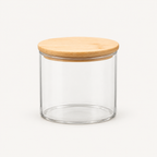 Small Glass Storage Jar with Wooden Lid – 685ml